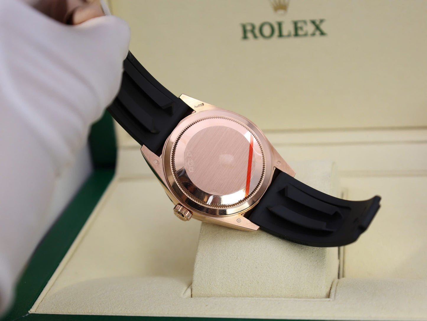 Rolex Sky-Dweller M336235 Custom Gold Wrapped Chocolate Dial 42mm