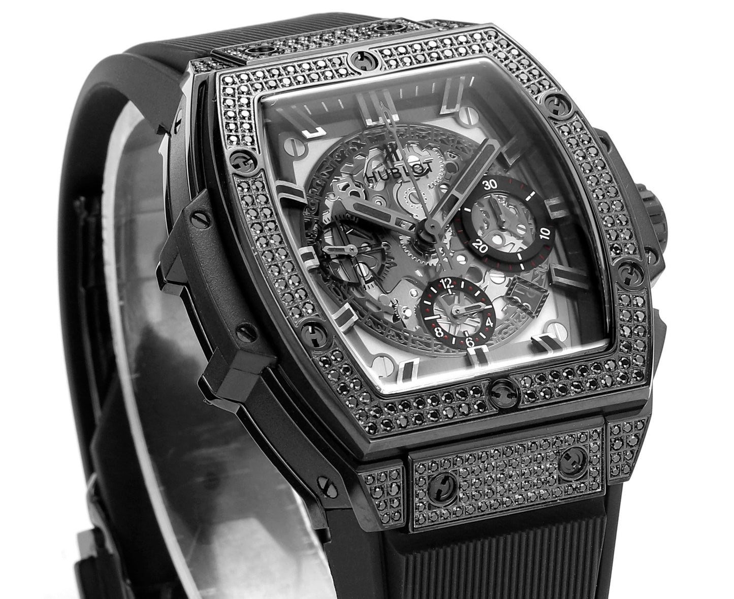 Hublot SPIRIT OF BIG BANG Chronograph, 45 mm Textured rubber strap(1:1 replica)