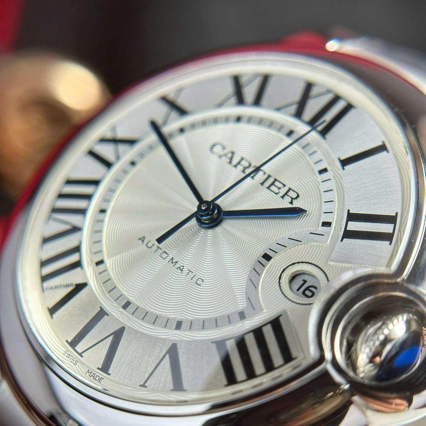 Cartier Ballon Bleu Replica 11 Watch White Dial Metal Wire AF Factory 42mm
