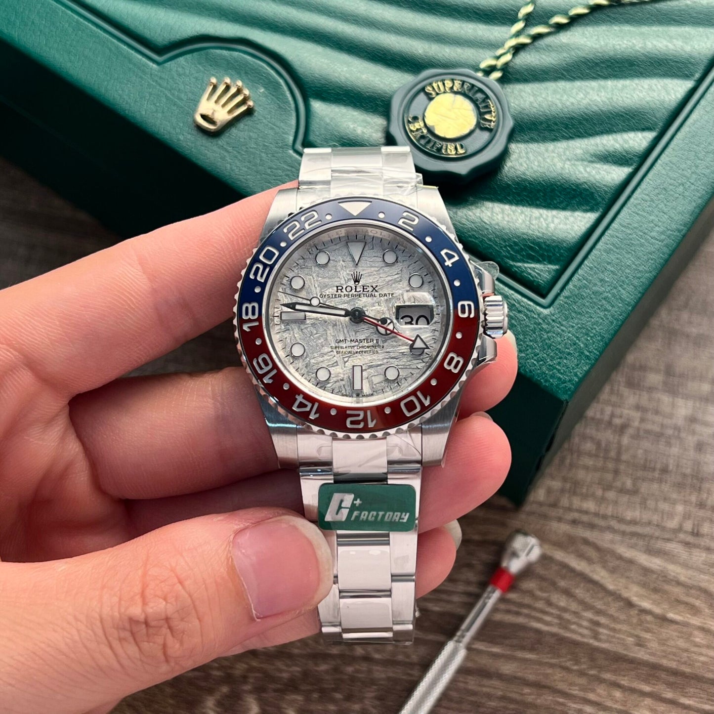 Rolex Replica Watch GMT-Master II 126719BLRO Meteorite Dial 40mm