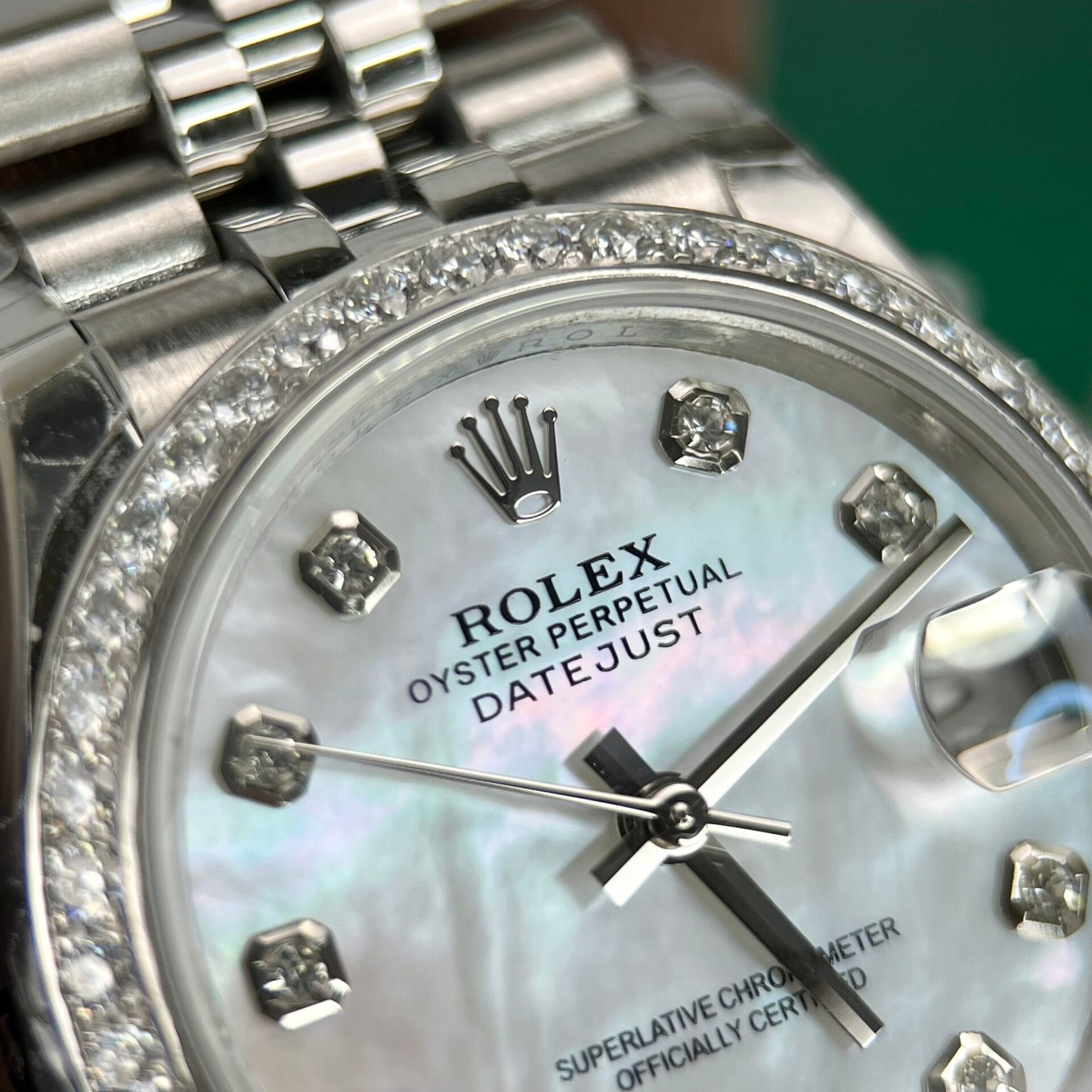 Rolex DateJust Replica Watch Jubilee Strap With Mother of Pearl Dial 31mm