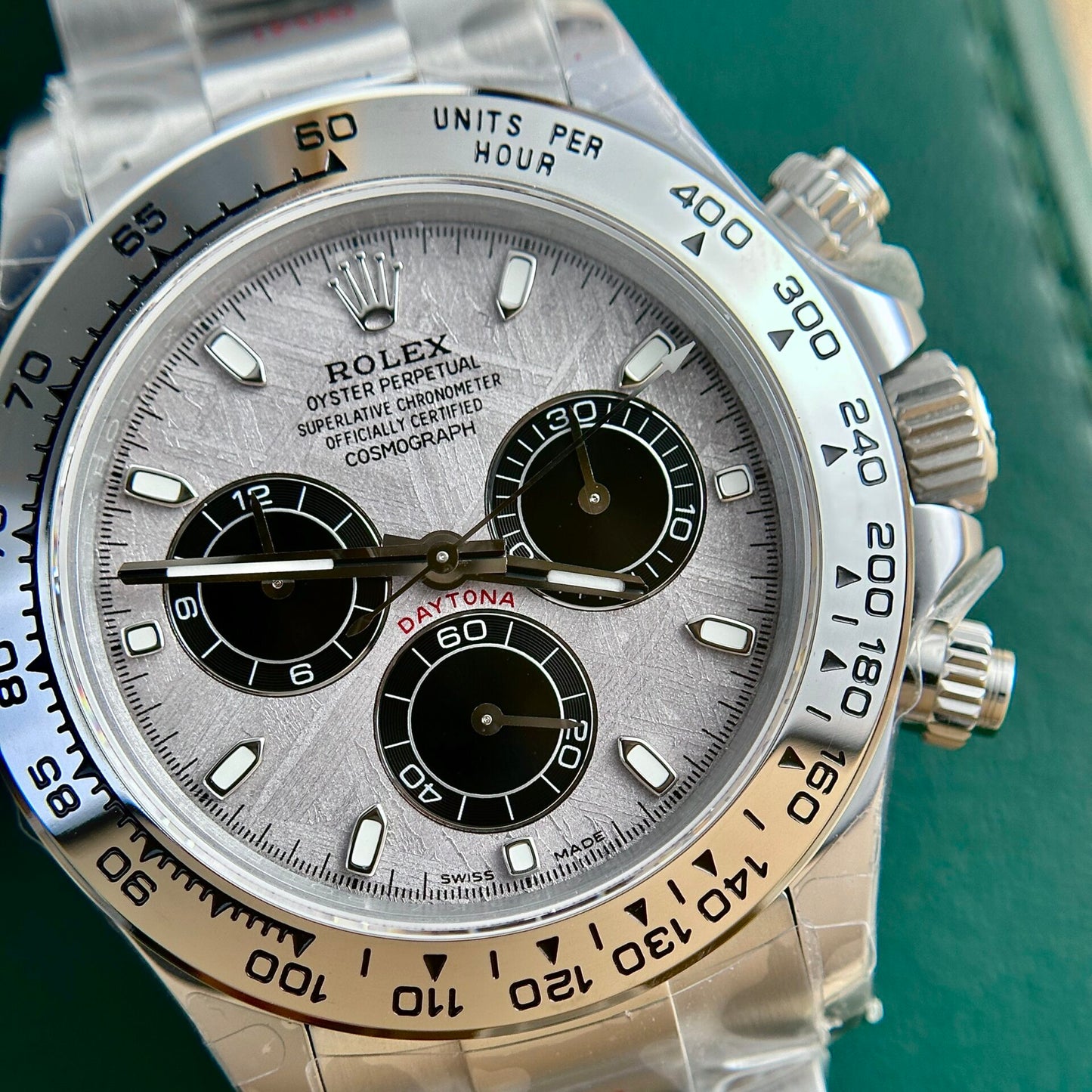Rolex Cosmograph Daytona 116509 Replica Watch Refined Meteorite Dial 40mm