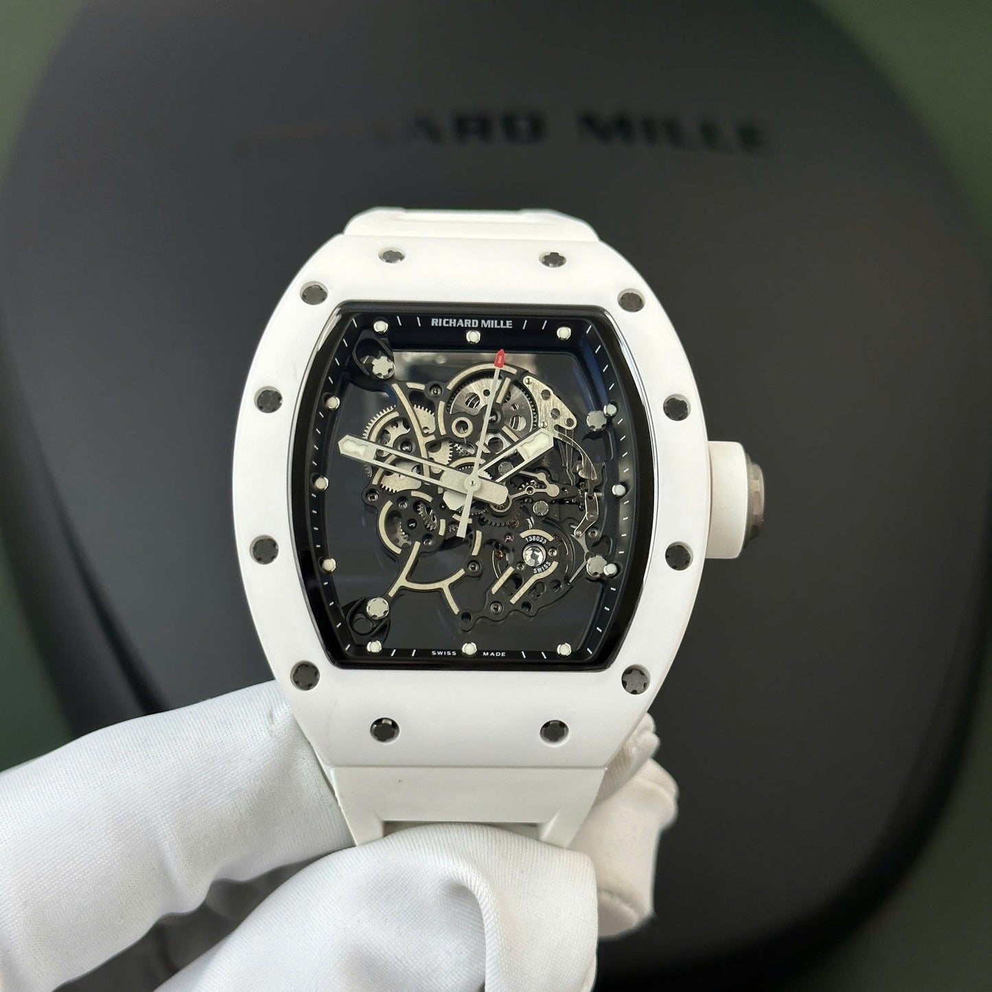 Richard Mille RM055 Bubba Watson Best Replica Watch White Ceramic BBR Factory 42,7 49,7