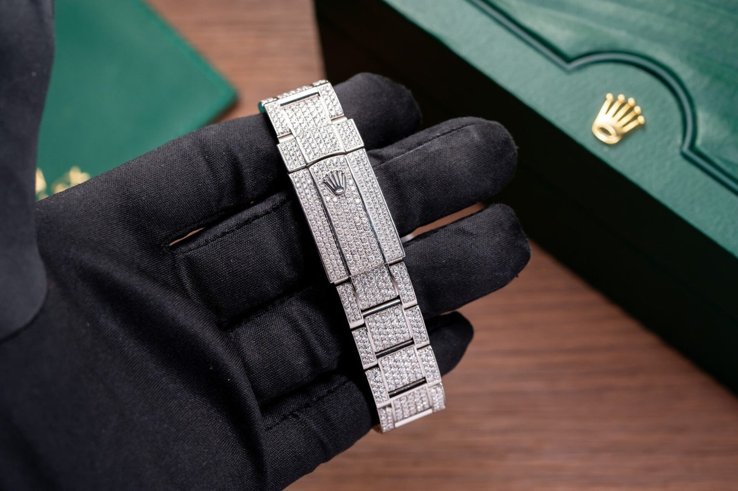 Rolex Best Replica Watch With Moissanite Diamond Hong Kong 41mm