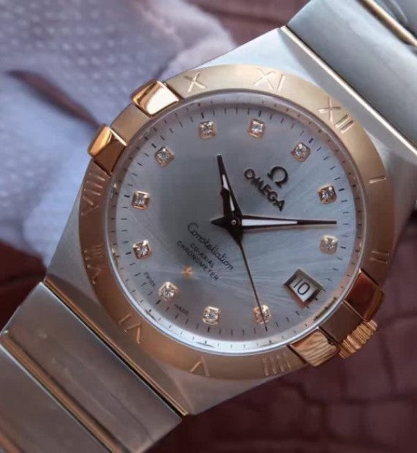 Replica Omega V6 Constellation 35mm 123.20.35.20.52.002 SS Bracelet A2500