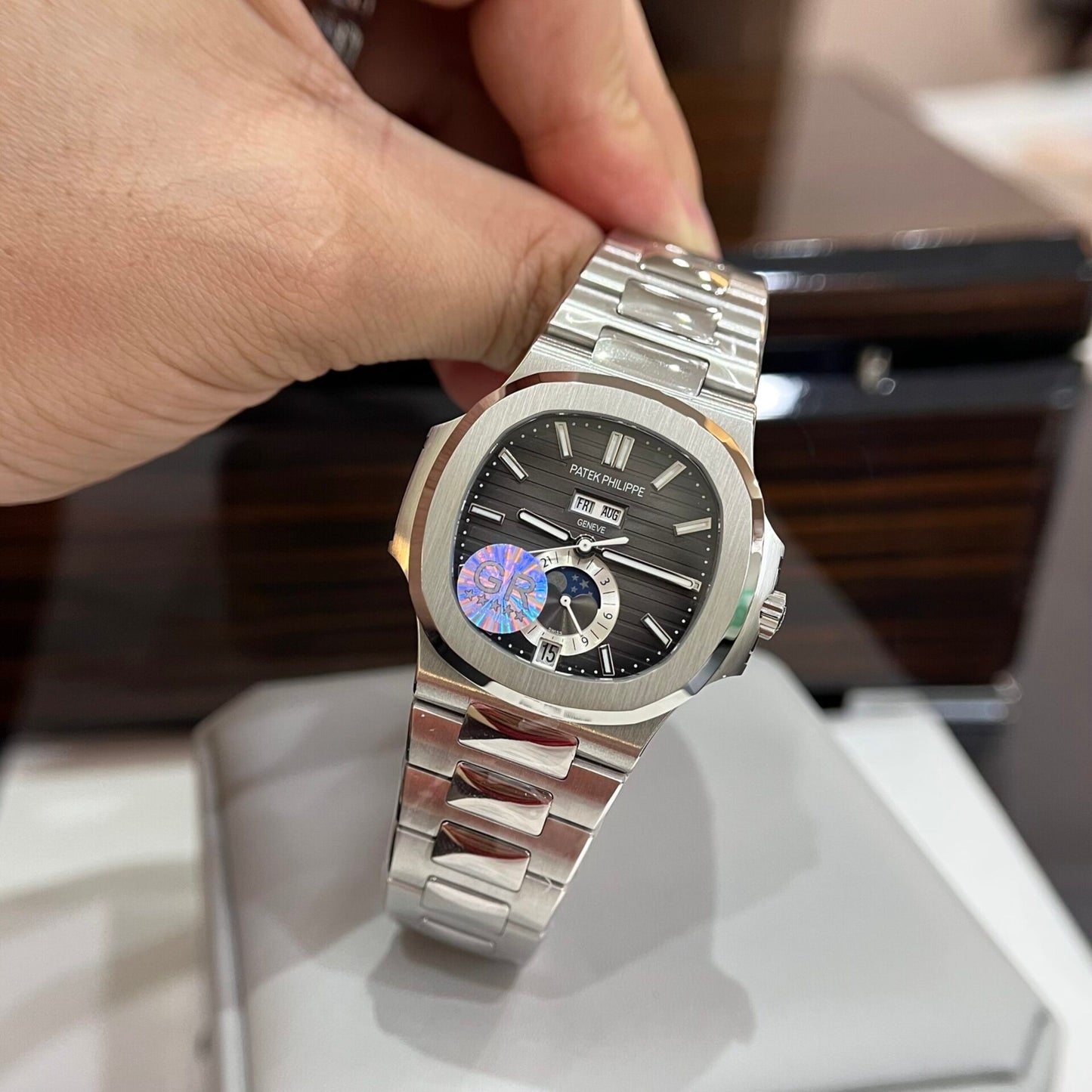 Patek Philippe Nautilus 5726G Replica Watch Dial Gray GR Factory 40.5mm