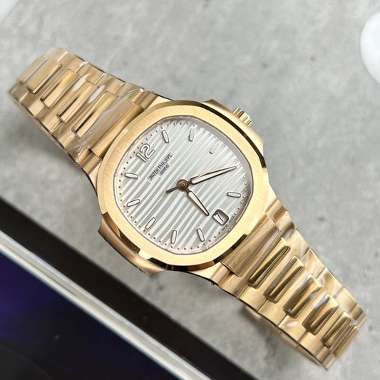 Patek Philippe Replica Watch Nautilus 7118 Rose Gold 3K Factory 35.2mm