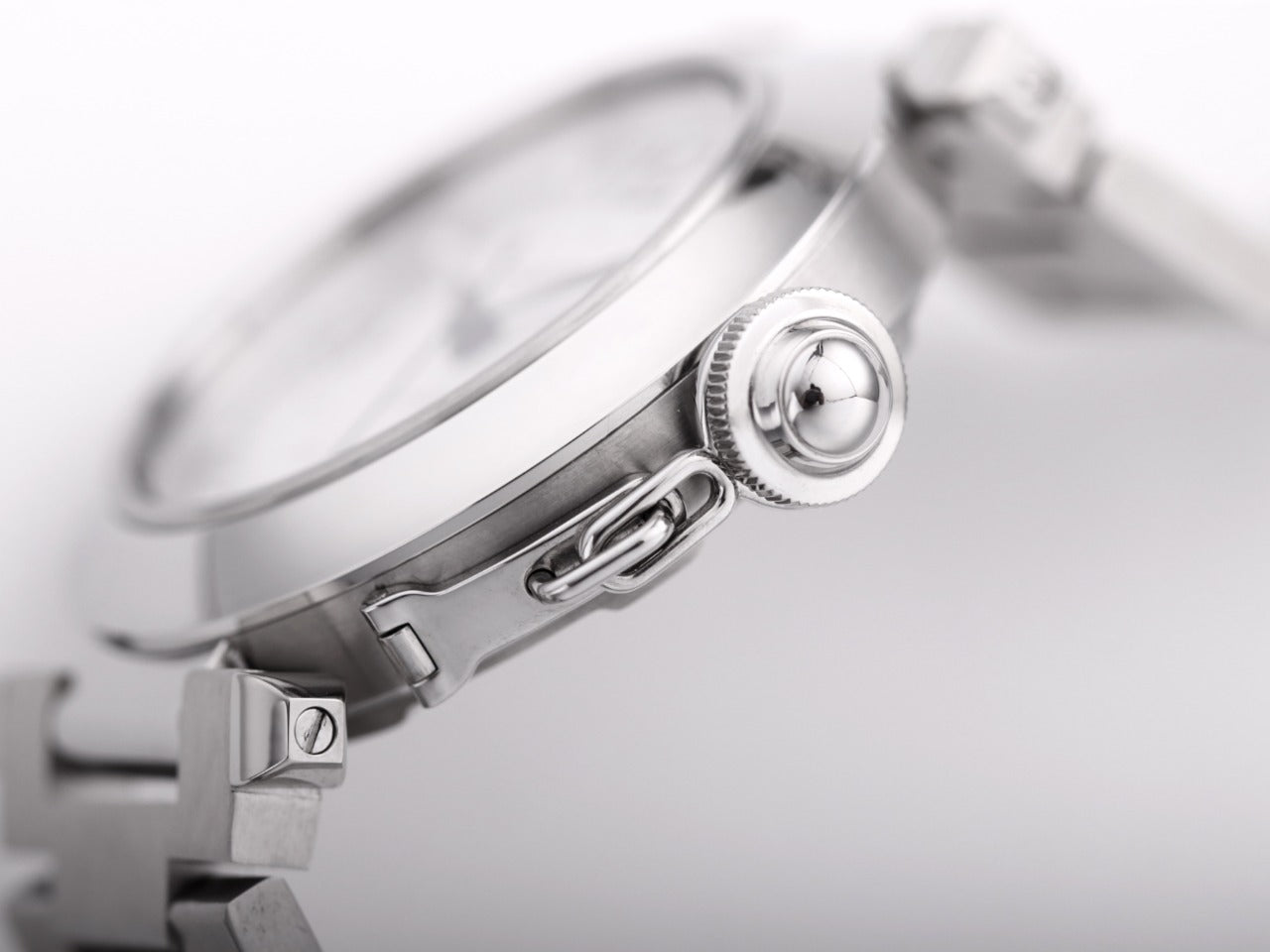 Cartier Pasha Diamonds W31074M7 Ladies Automatic - White(1:1 replica)