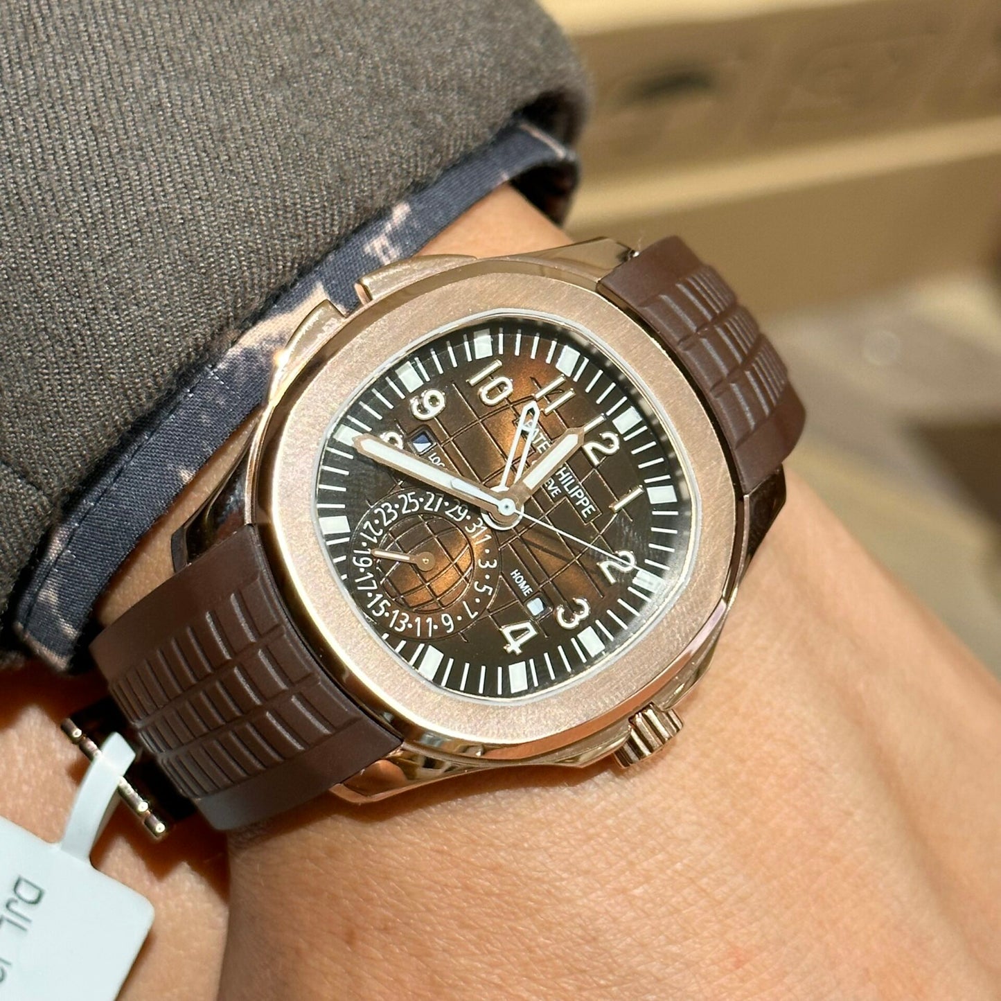 Patek Philippe Aquanaut 5164R Genuine Replica Watch Gold Wrapped ZF 40.8mm