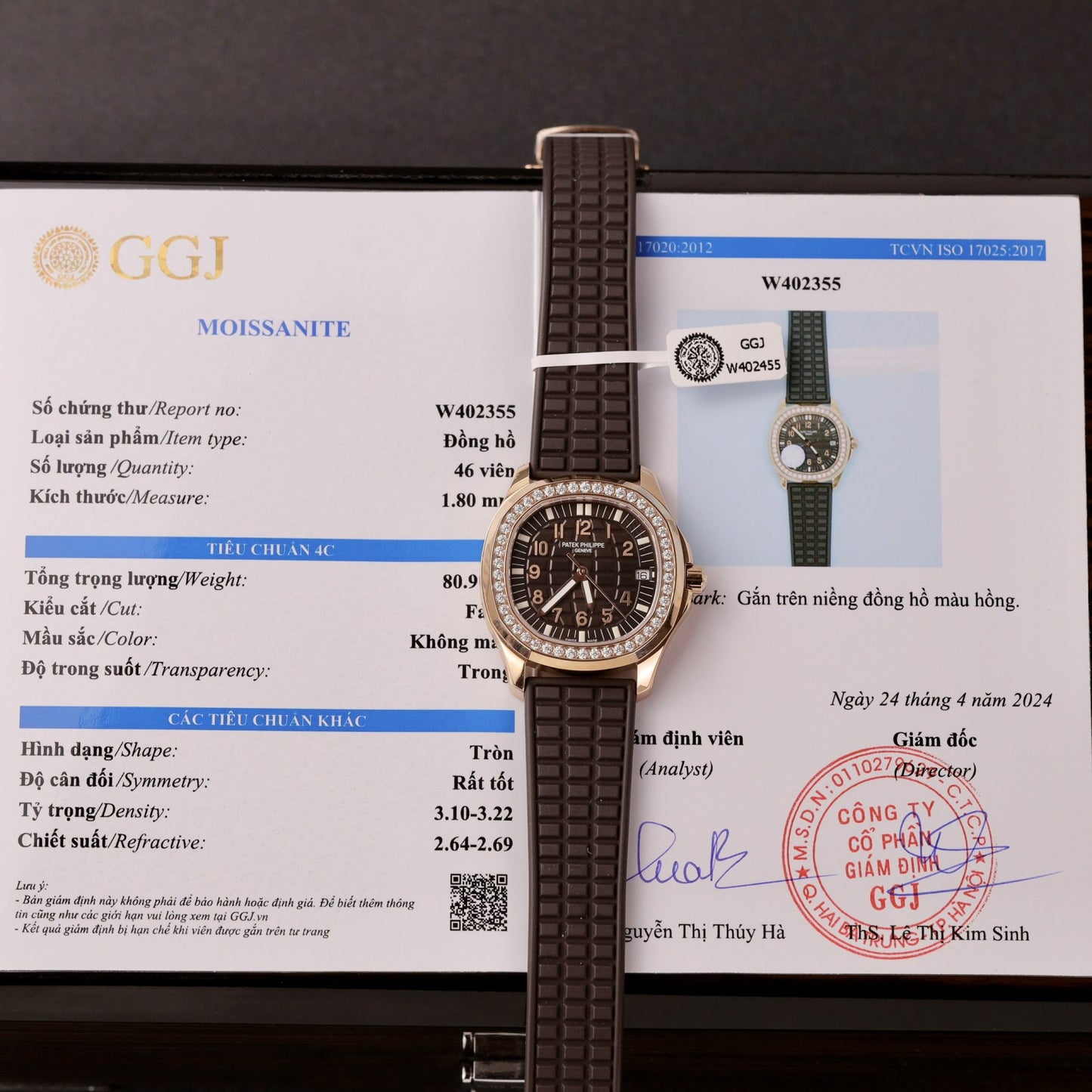 Patek Philippe Replica 1:1 Watch Aquanaut 5067 Mechanical Movement Moissanite Diamond Bezel 35.6mm