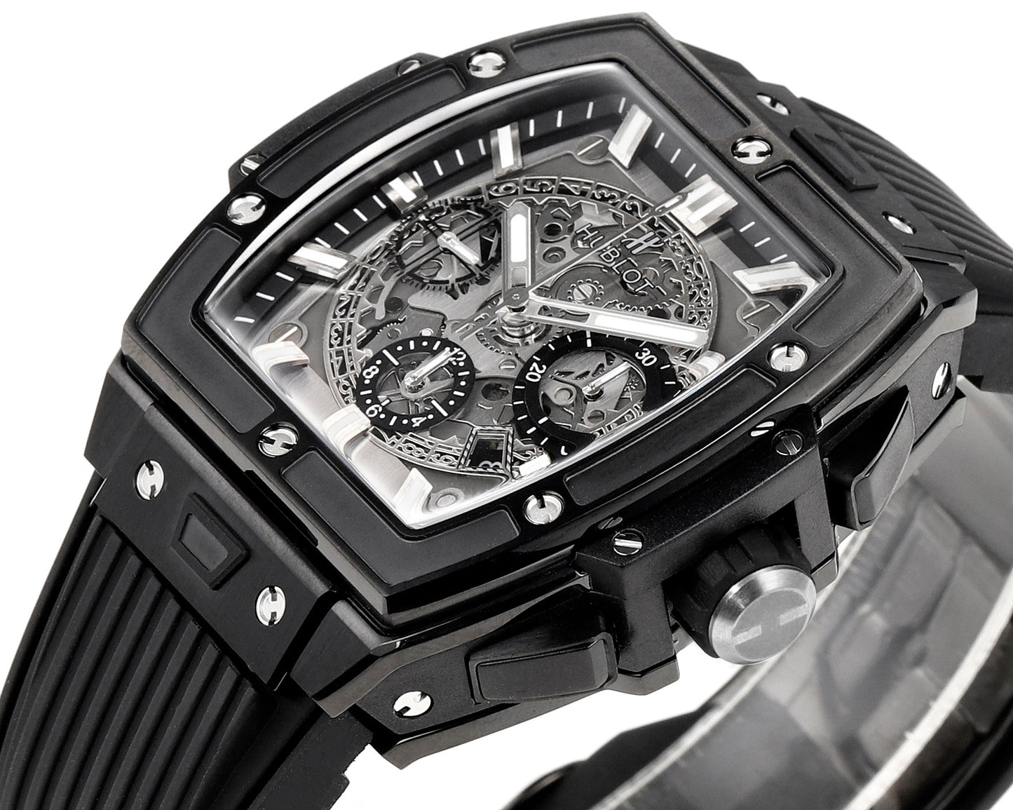 Hublot Spirit of Big Bang Textured Rubber Strap(1:1 replica)
