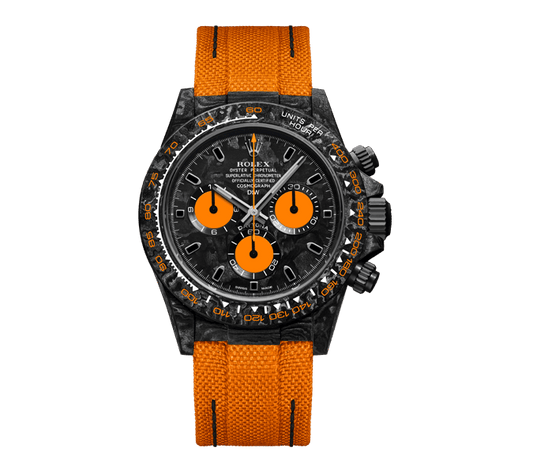 ROLEX Diw Daytona carbon orange edition 40mm oyster black(1:1 replica)
