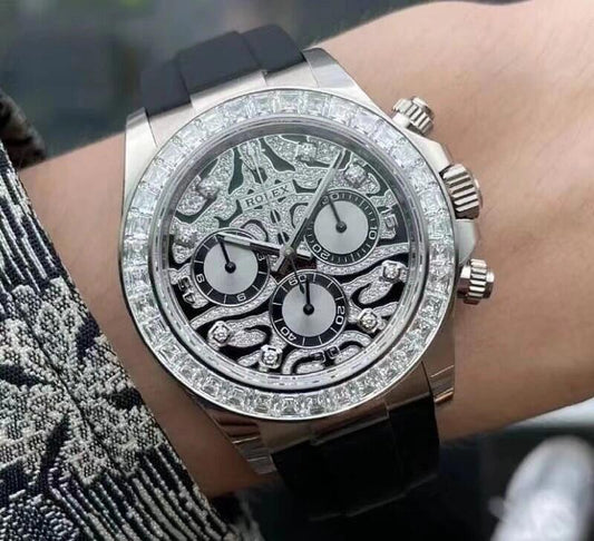 Rolex Daytona Eye of the Tiger White Gold 116589TBR(1:1 replica)