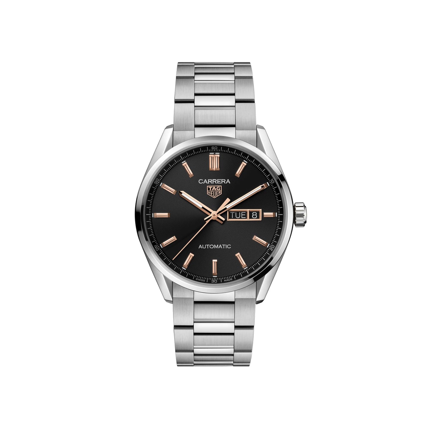 TAG Heuer Replica Watch Carrera Day-Date Automatic 41 mm Steel(1:1 replica)