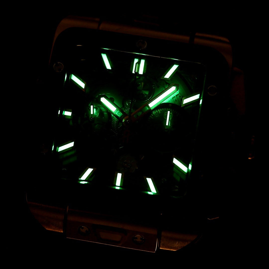Hublot Big Bang, Square Bang Unico 42mm Textured Rubber Strap(1:1 replica)