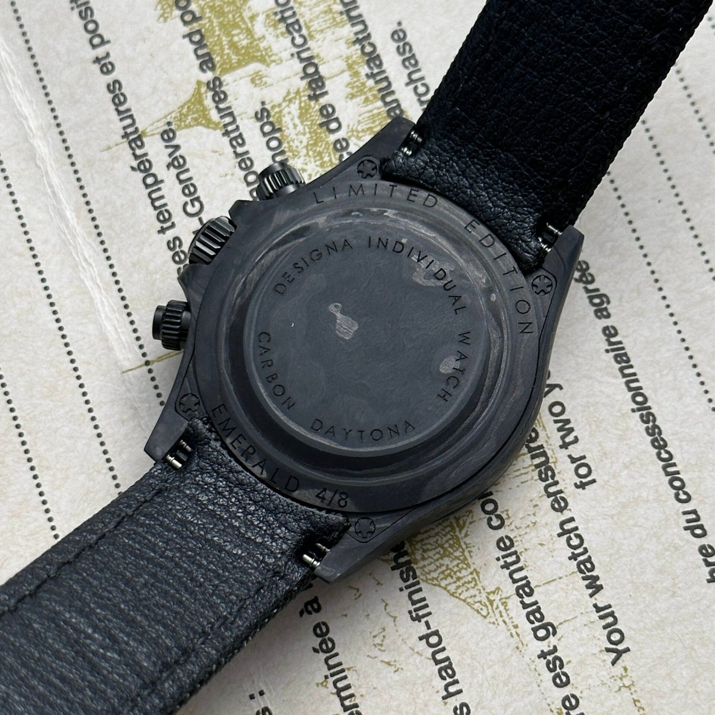 Rolex Daytona Diw Carbon Super Light Replica Watch 40mm