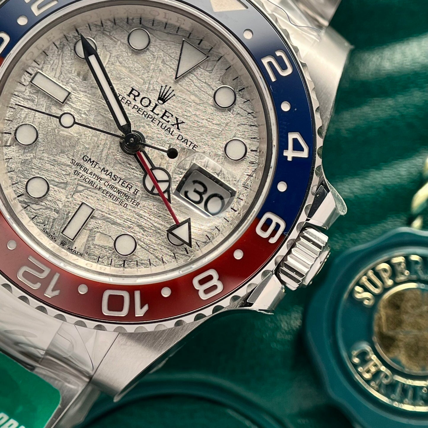 Rolex Replica Watch GMT-Master II 126719BLRO Meteorite Dial 40mm