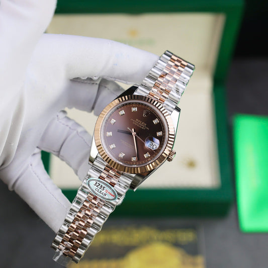 Rolex DateJust 126331 Replica 11 Watches Dial Chocolate Clean Factory 41mm