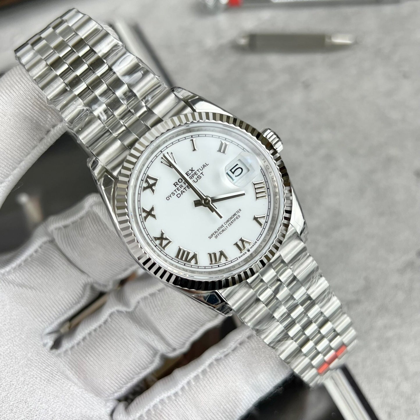 Rolex DateJust 126234 Replica Watch White Dial VS Factory 36mm