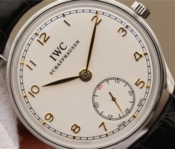 Replica IWC ZF Portuguese IW545408 White Dial Leather Strap A6498