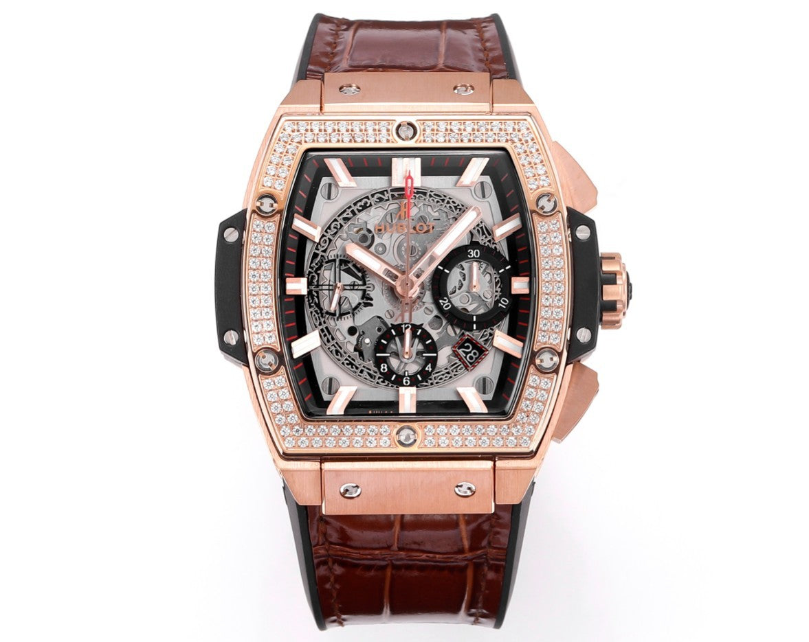 Hublot SPIRIT OF BIG BANG Chronograph, 45 mm Textured rubber strap(1:1 replica)