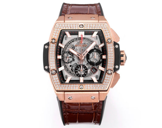 Hublot SPIRIT OF BIG BANG Chronograph, 45 mm Textured rubber strap(1:1 replica)