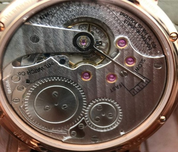 Replica IWC Vintage IW544803 White Dial RG Brown Leather Strap