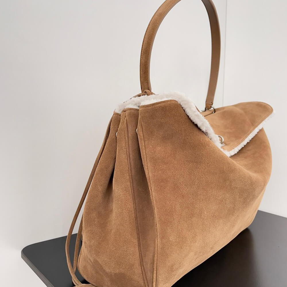 Balenciaga Rodeo Handbag Large Suede(HIGH-END GRADE)