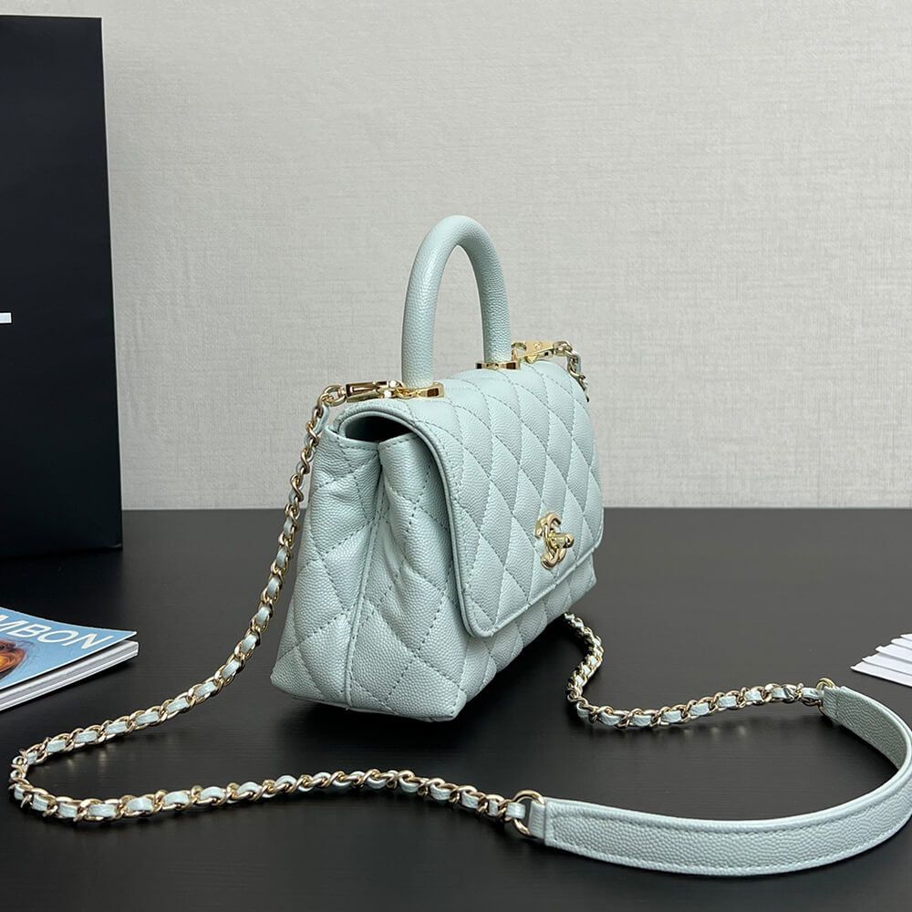 Chanel MINI COCO Handle Bag(HIGH-END GRADE)