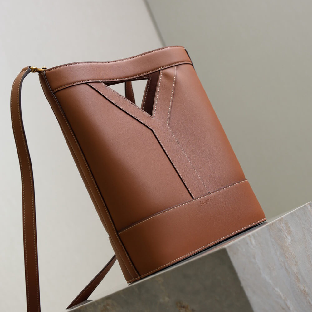 YSL Y small bucket in leather(HIGH-END GRADE)