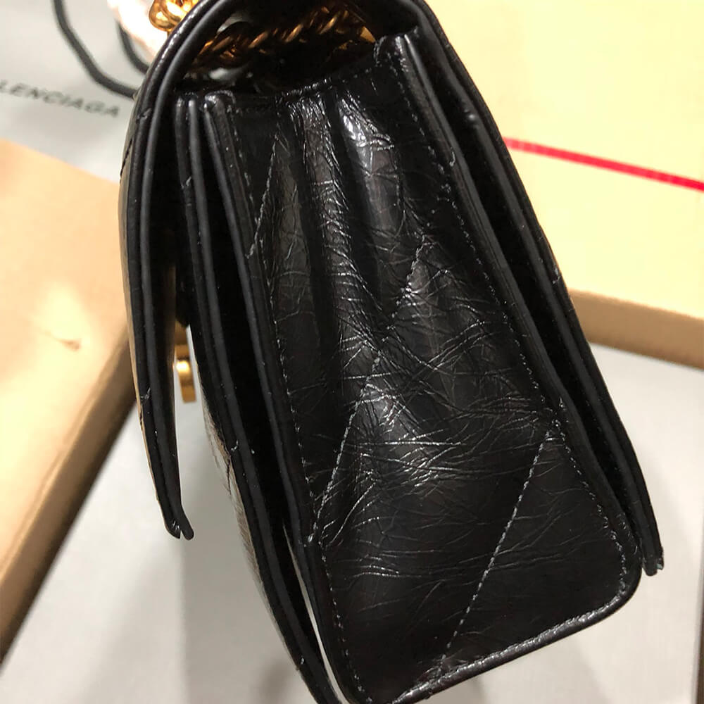 Balenciaga Women s Crush Chain Bag Small(HIGH-END GRADE)