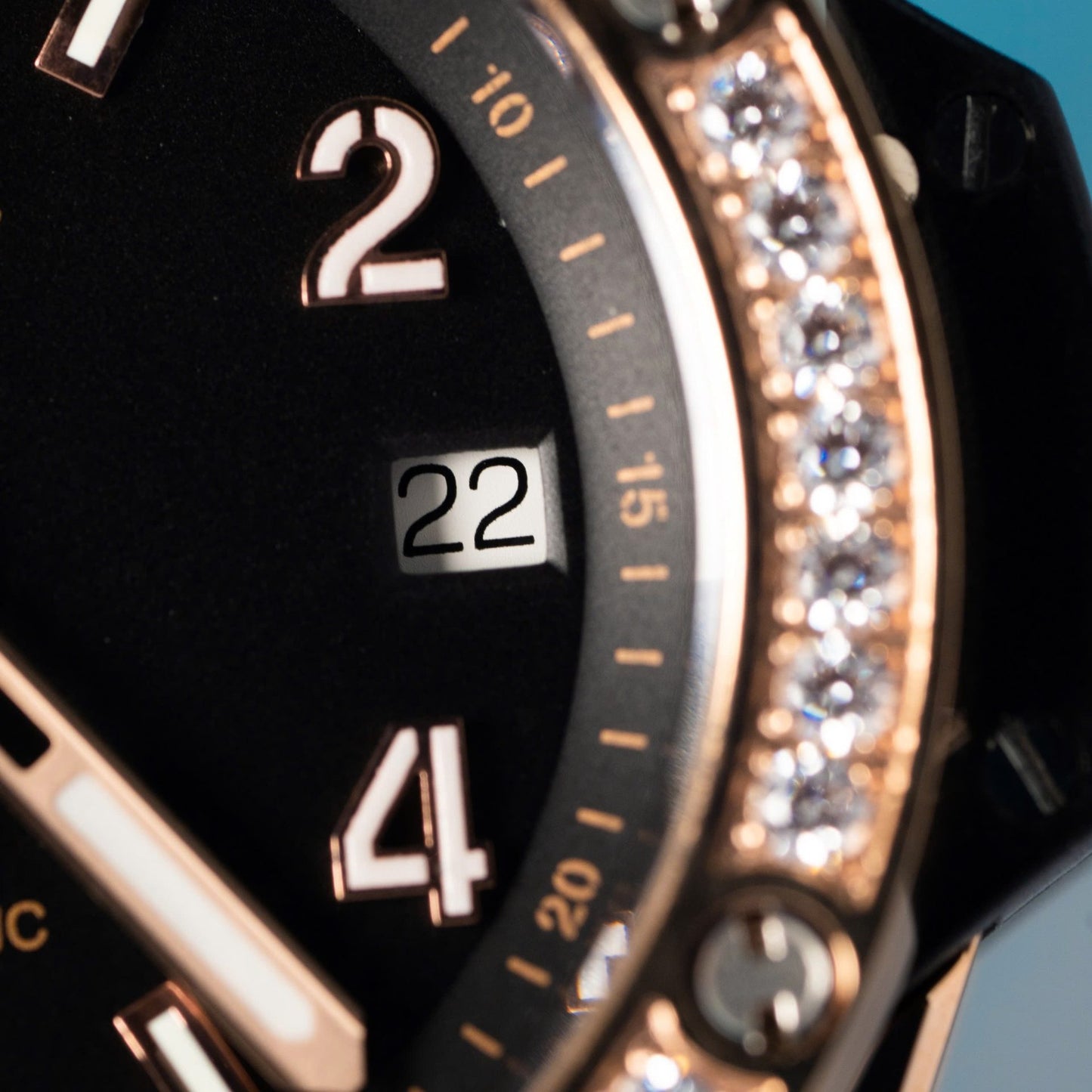 Hublot Replica 1:1 Watch Big Bang One Click With Diamond Bezel King Gold 39mm