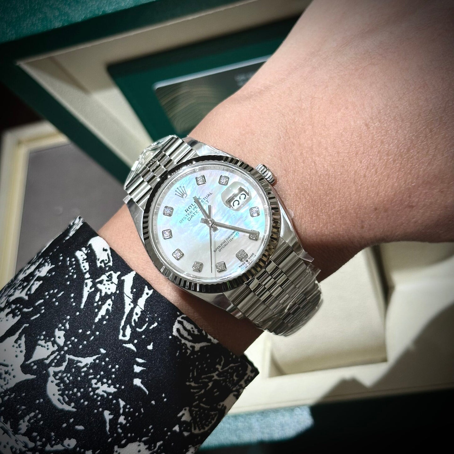 Rolex Replica 1:1 Watch DateJust 126334 Mother Of Pearl Clean Factory 41mm
