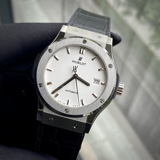 Hublot Replica 1:1 Watch Classic Fusion White Dial JJF Factory 42mm
