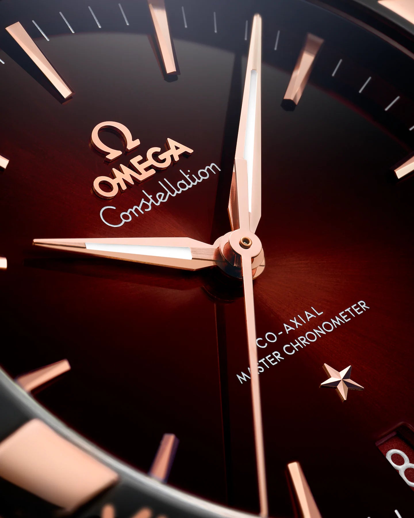 Constellation 41 mm, steel ? Sedna? gold on leather strap(1:1 replica)