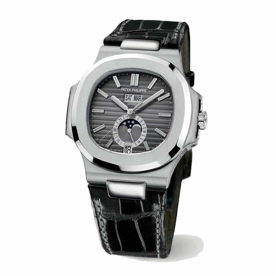 Patek Grey Leather Replica