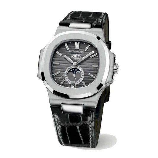 Patek Grey Leather Replica