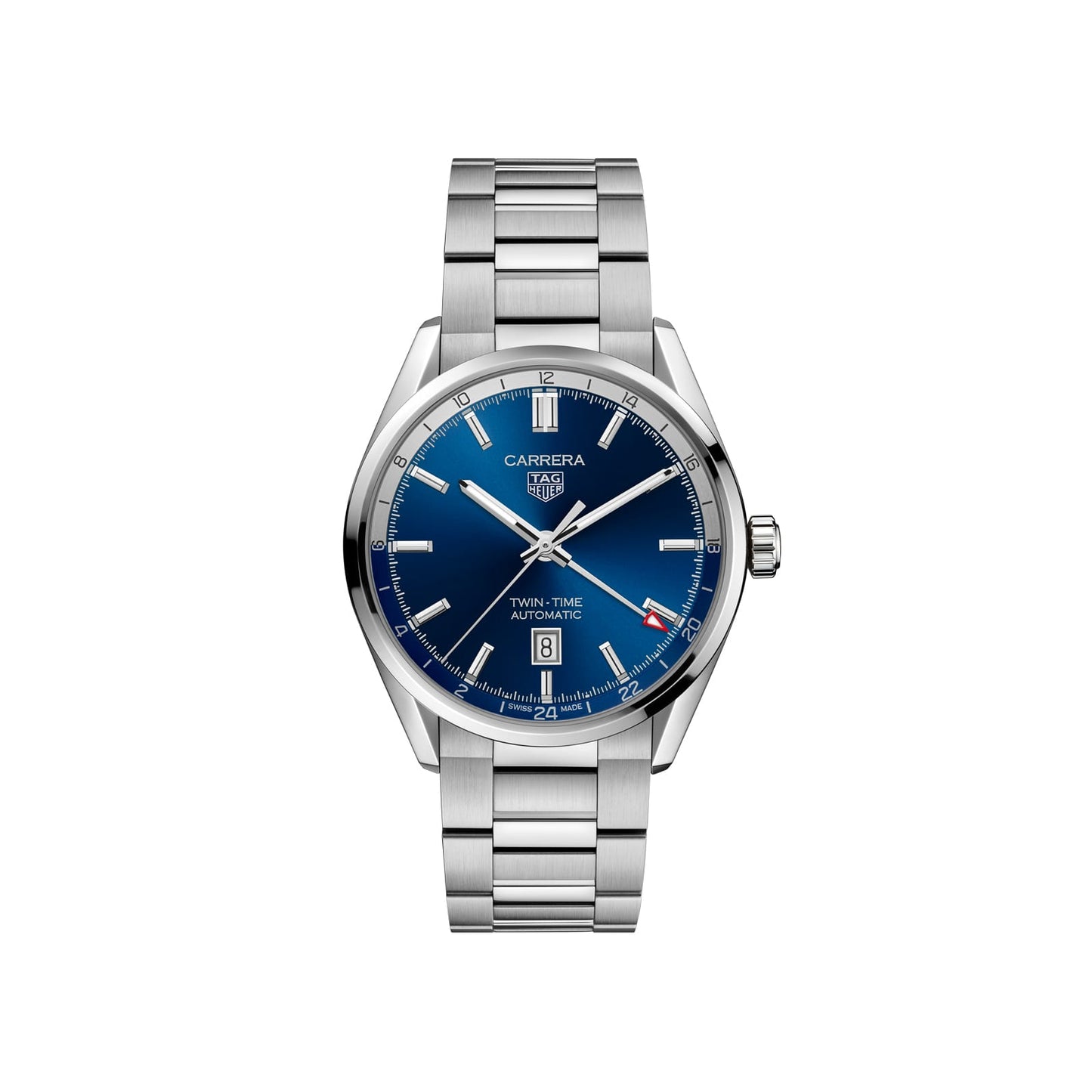 TAG Heuer Replica Watch Carrera Twin-Time Automatic 41 mm Steel(1:1 replica)