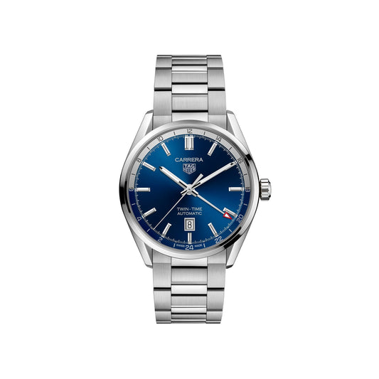 TAG Heuer Replica Watch Carrera Twin-Time Automatic 41 mm Steel(1:1 replica)