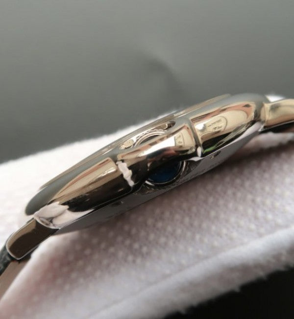 Replica Cartier Ballon Bleu 46mm SS White Dial Nylon Strap ETA 2824