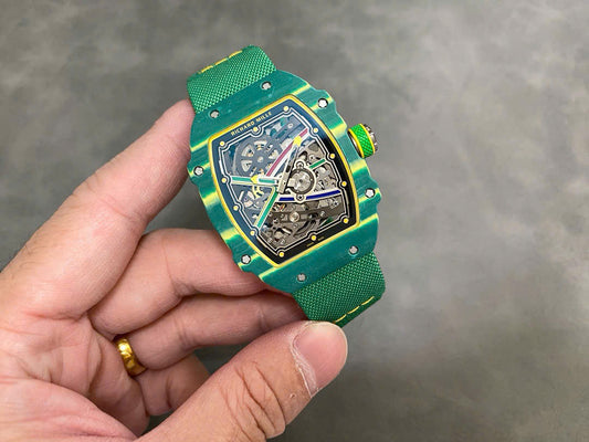 Richard Mille RM67-02 Case Green Carbon Refined Super Light 37 Grams 38.7¡Á47.52mm