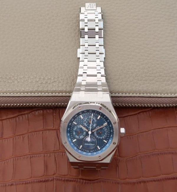 Replica Audemars Piguet JF Royal Oak 41mm 26574 SS Blue Dial SS Bracelet A5134