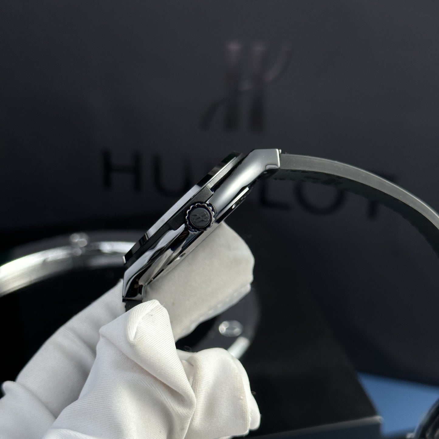 Hublot Replica 1:1 Watch Refine SW300 Movement Black Ceramic Bezel JJZ Factory 42mm