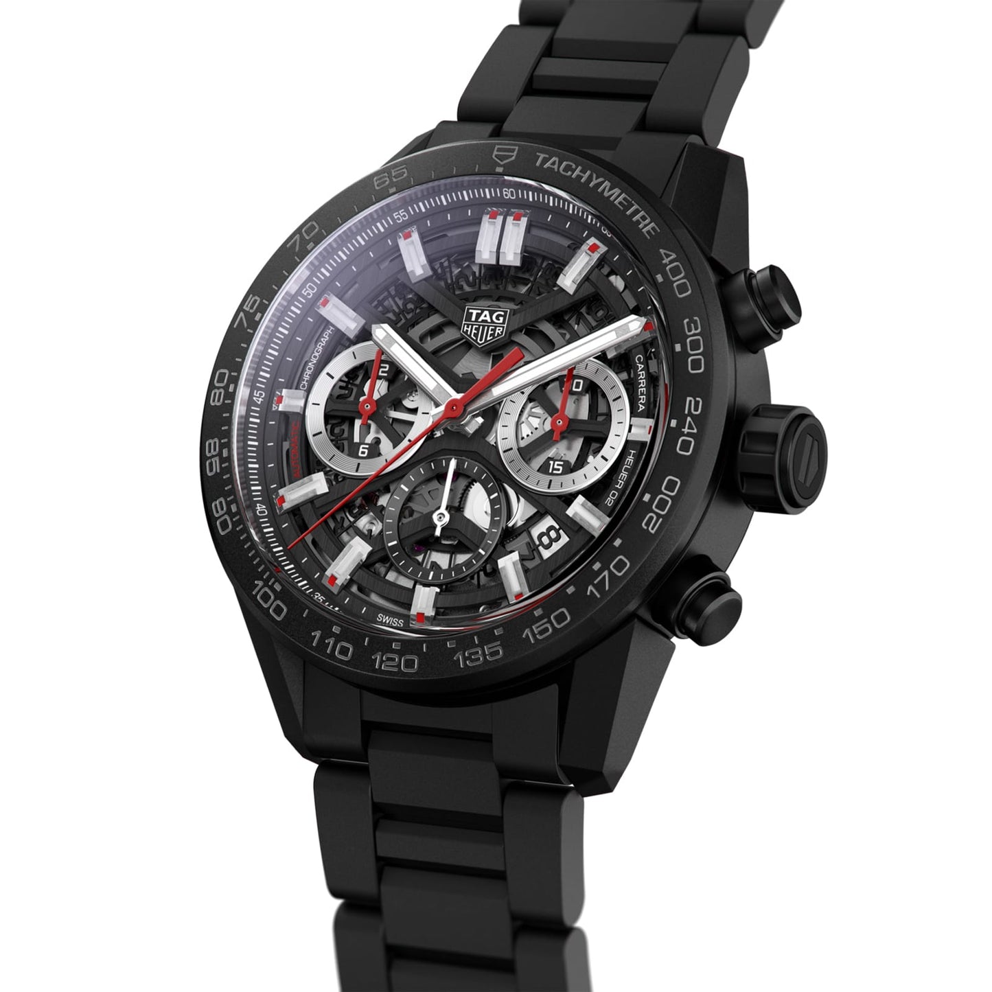 TAG Heuer Replica Watch Carrera Chronograph Automatic 43 mm Steel & Ceramic(1:1 replica)