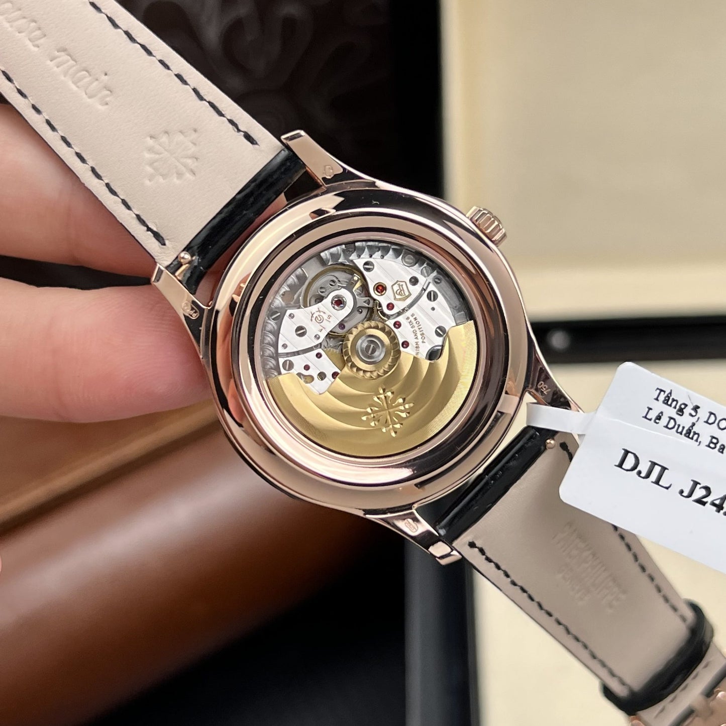 Patek Philippe Rep 11 Watch 5205R 18K Rose Gold Wrapped Men s Black Dial 40mm