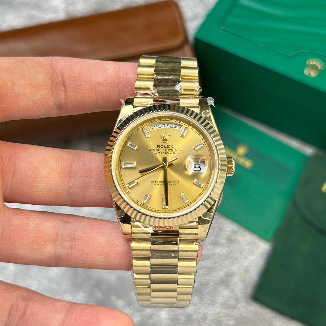 Rolex Replica Watch Day-Date 228238 Strap President V2 GM Factory 40mm