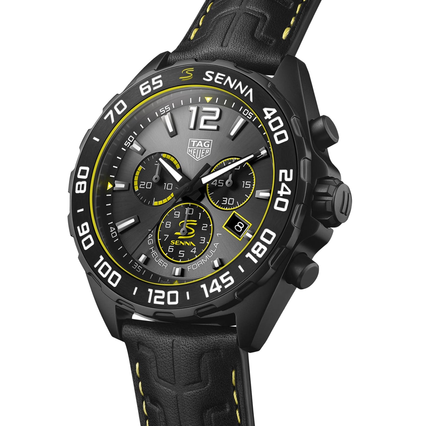 TAG Heuer Replica Watch Formula 1 Senna Quartz 43 mm Steel(1:1 replica)