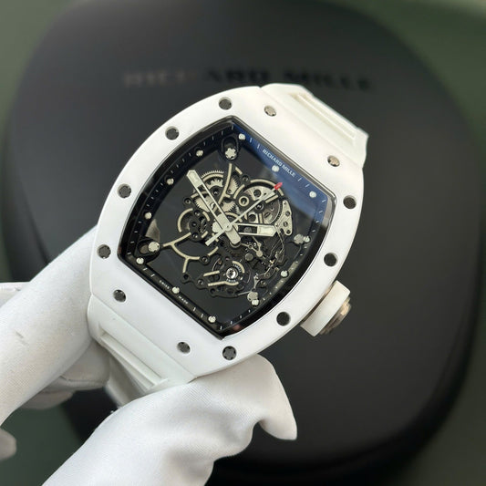 Richard Mille RM055 Bubba Watson Best Replica Watch White Ceramic BBR Factory 42,7 49,7