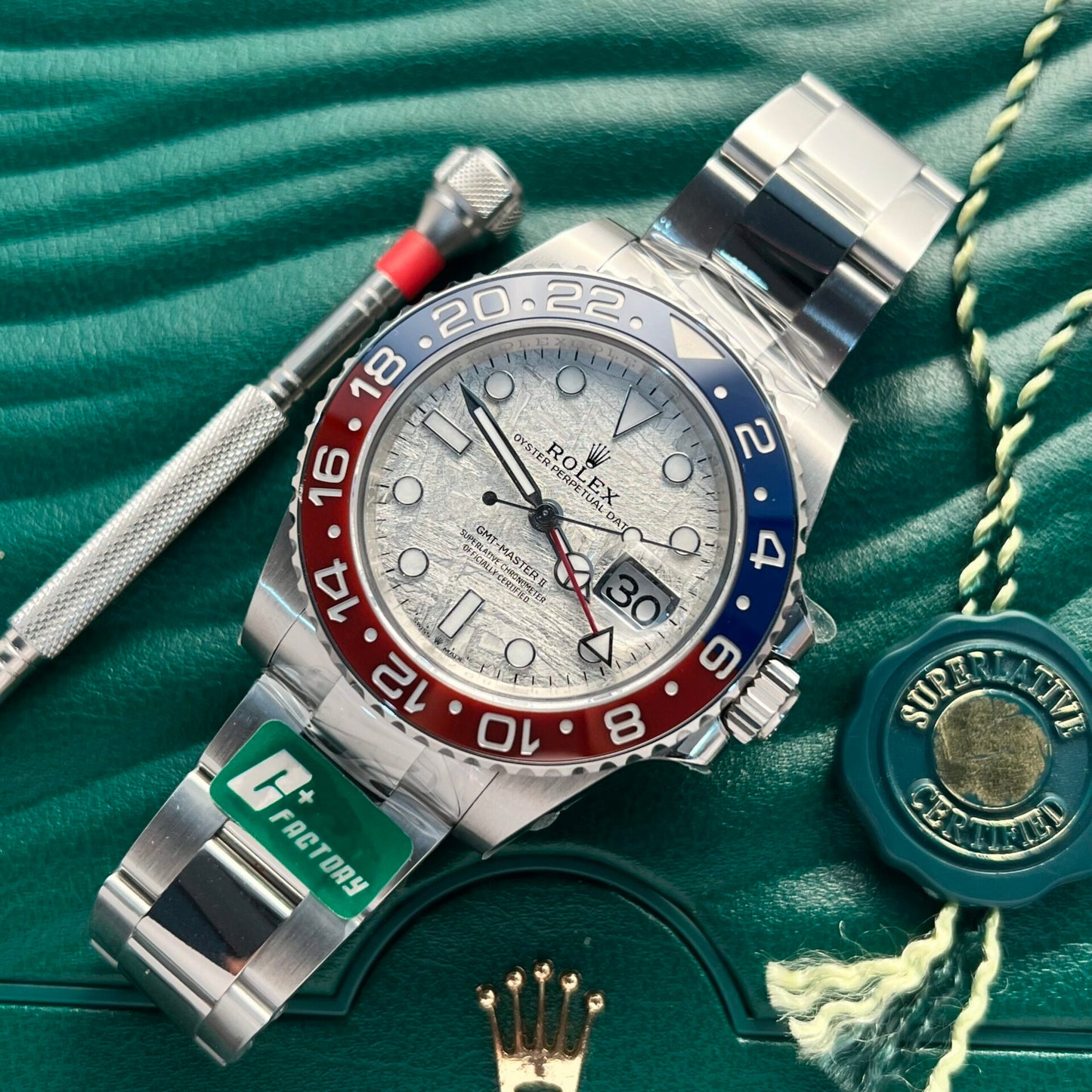 Rolex Replica Watch GMT-Master II 126719BLRO Meteorite Dial 40mm