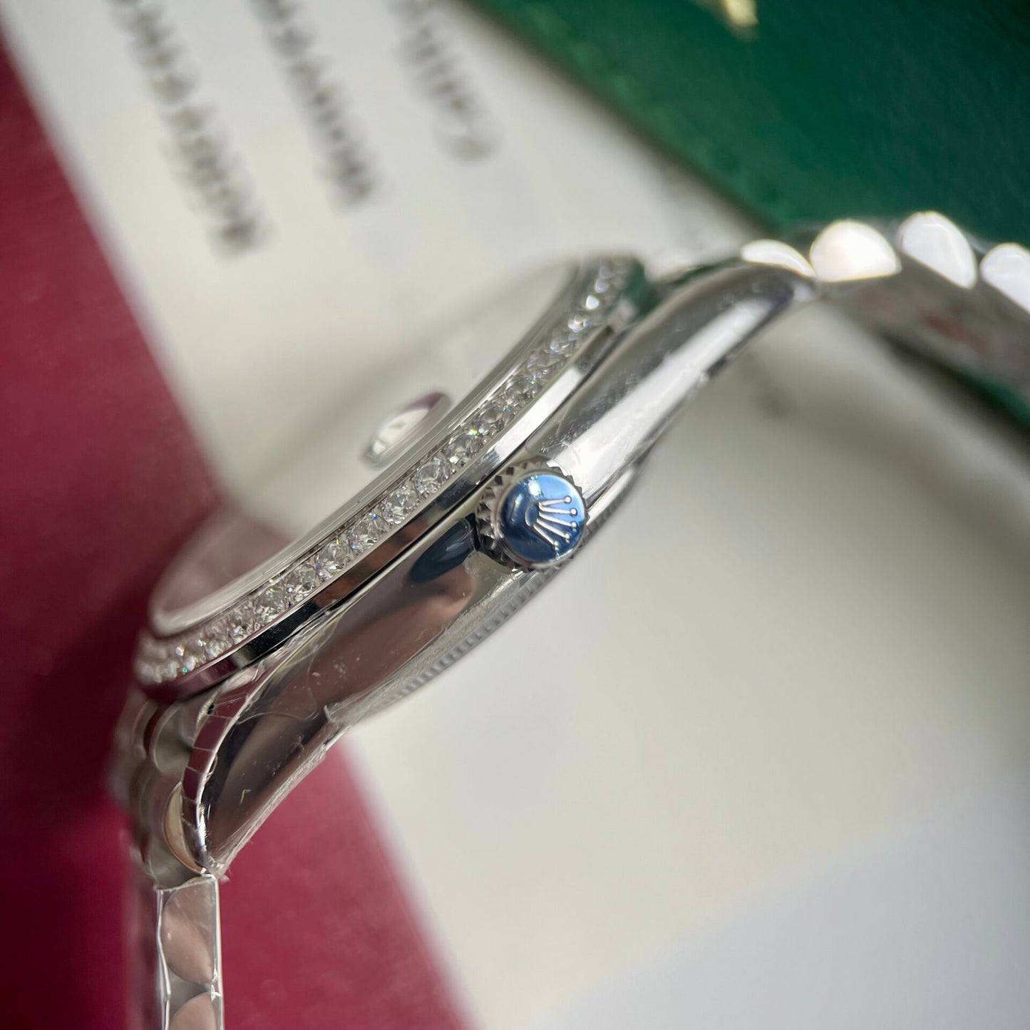 Rolex Replica 11 Watch DateJust Mother of Pearl Dial With Diamonds Bezel EW Factory 36-41mm